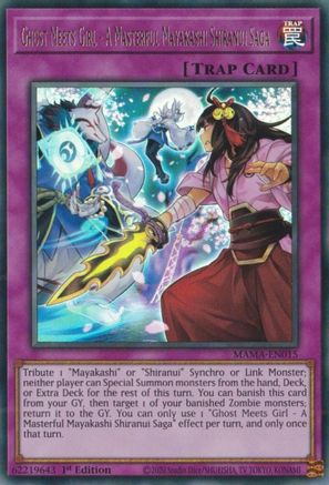 Ghost Meets Girl - A Masterful Mayakashi Shiranui Saga (MAMA-EN015) - Magnificent Mavens 1st Edition - Premium Yugioh Single from Konami - Just $0.26! Shop now at Game Crave Tournament Store