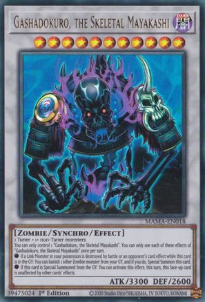 Gashadokuro, the Skeletal Mayakashi (MAMA-EN018) - Magnificent Mavens 1st Edition - Premium Yugioh Single from Konami - Just $0.25! Shop now at Game Crave Tournament Store