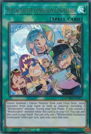 Witchcrafter Confusion Confession (MAMA-EN021) - Magnificent Mavens 1st Edition - Premium Yugioh Single from Konami - Just $0.25! Shop now at Game Crave Tournament Store