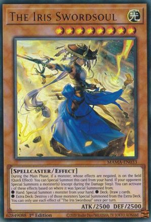 The Iris Swordsoul (MAMA-EN033) - Magnificent Mavens 1st Edition - Premium Yugioh Single from Konami - Just $0.25! Shop now at Game Crave Tournament Store