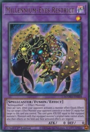 Millennium-Eyes Restrict (MAMA-EN064) - Magnificent Mavens 1st Edition - Premium Yugioh Single from Konami - Just $0.97! Shop now at Game Crave Tournament Store