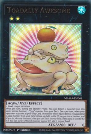 Toadally Awesome (MAMA-EN068) - Magnificent Mavens 1st Edition - Premium Yugioh Single from Konami - Just $0.53! Shop now at Game Crave Tournament Store