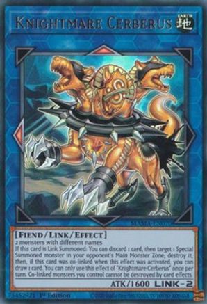 Knightmare Cerberus (MAMA-EN070) - Magnificent Mavens 1st Edition - Premium Yugioh Single from Konami - Just $0.66! Shop now at Game Crave Tournament Store