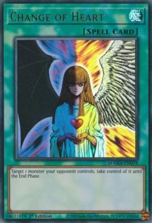 Change of Heart (MAMA-EN078) - Magnificent Mavens 1st Edition - Premium Yugioh Single from Konami - Just $0.59! Shop now at Game Crave Tournament Store