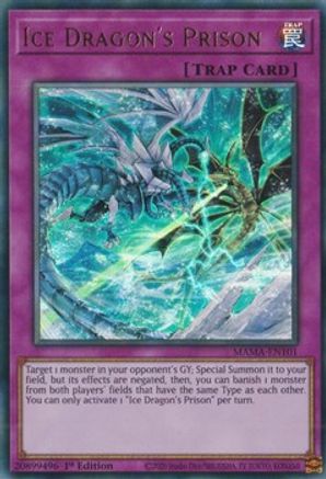 Ice Dragon's Prison (MAMA-EN101) - Magnificent Mavens 1st Edition - Premium Yugioh Single from Konami - Just $0.25! Shop now at Game Crave Tournament Store