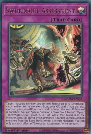 Swordsoul Assessment (MAMA-EN043) - Magnificent Mavens 1st Edition - Premium Yugioh Single from Konami - Just $0.25! Shop now at Game Crave Tournament Store