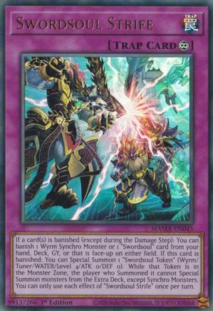 Swordsoul Strife (MAMA-EN045) - Magnificent Mavens 1st Edition - Premium Yugioh Single from Konami - Just $0.25! Shop now at Game Crave Tournament Store
