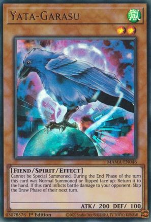 Yata-Garasu (MAMA-EN046) - Magnificent Mavens 1st Edition - Premium Yugioh Single from Konami - Just $0.38! Shop now at Game Crave Tournament Store