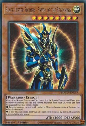 Black Luster Soldier - Envoy of the Beginning (MAMA-EN047) - Magnificent Mavens 1st Edition - Premium Yugioh Single from Konami - Just $1.41! Shop now at Game Crave Tournament Store