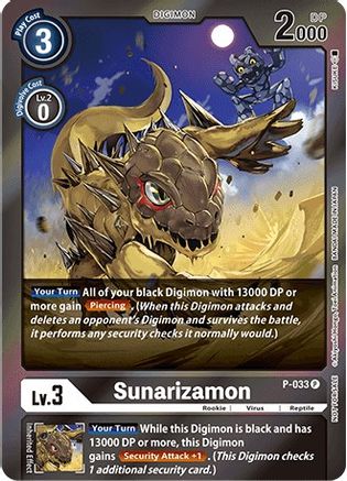 Sunarizamon (Gift Box 2022) (P-033) - Digimon Promotion Cards Foil - Premium Digimon Single from Bandai - Just $1.46! Shop now at Game Crave Tournament Store