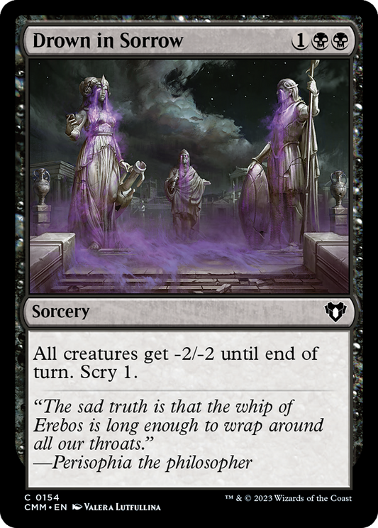 Drown in Sorrow (CMM-154) - Commander Masters - Premium MTG Single from Wizards of the Coast - Just $0.08! Shop now at Game Crave Tournament Store