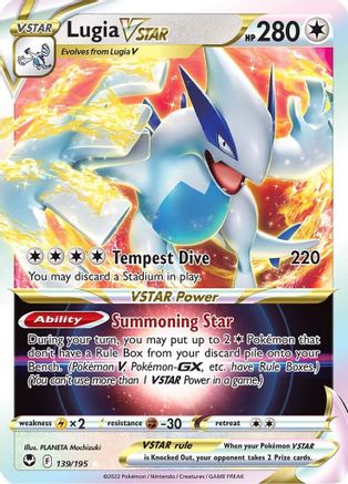 Lugia VSTAR 139/195 - Silver Tempest Holofoil - Premium Pokemon Single from Nintendo - Just $3.45! Shop now at Game Crave Tournament Store