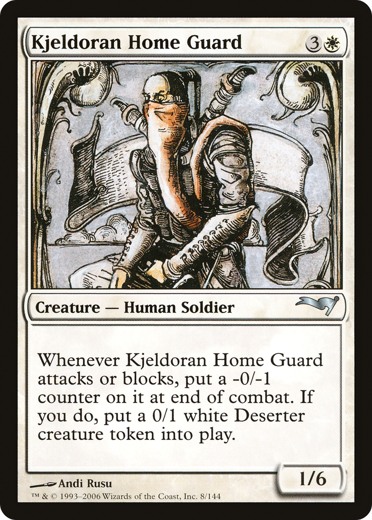 Kjeldoran Home Guard (CST-008) - Coldsnap Theme Decks - Premium MTG Single from Wizards of the Coast - Just $0.25! Shop now at Game Crave Tournament Store