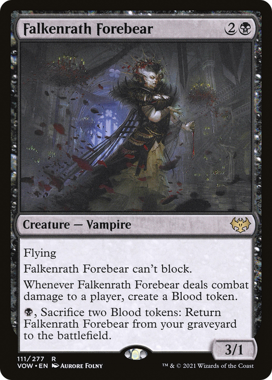 Falkenrath Forebear (VOW-111) - Innistrad: Crimson Vow - Premium MTG Single from Wizards of the Coast - Just $0.08! Shop now at Game Crave Tournament Store