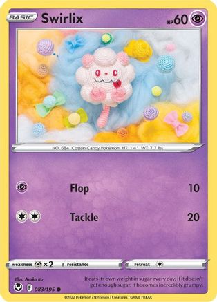 Swirlix 83/195 - Silver Tempest - Premium Pokemon Single from Nintendo - Just $0.25! Shop now at Game Crave Tournament Store