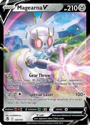 Magearna V 128/195 - Silver Tempest Holofoil - Premium Pokemon Single from Nintendo - Just $0.50! Shop now at Game Crave Tournament Store