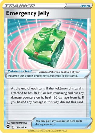 Emergency Jelly 155/195 - Silver Tempest - Premium Pokemon Single from Nintendo - Just $0.25! Shop now at Game Crave Tournament Store