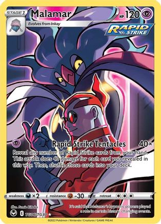 Malamar TG06/30 - Silver Tempest Trainer Gallery Holofoil - Premium Pokemon Single from Nintendo - Just $0.50! Shop now at Game Crave Tournament Store