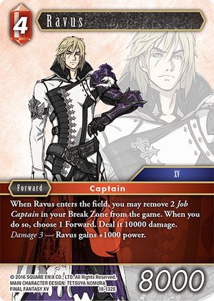 Ravus (RESURGENCE OF POWER) Foil - Premium Final Fantasy Single from Resurgence of Power - Just $0.25! Shop now at Game Crave Tournament Store