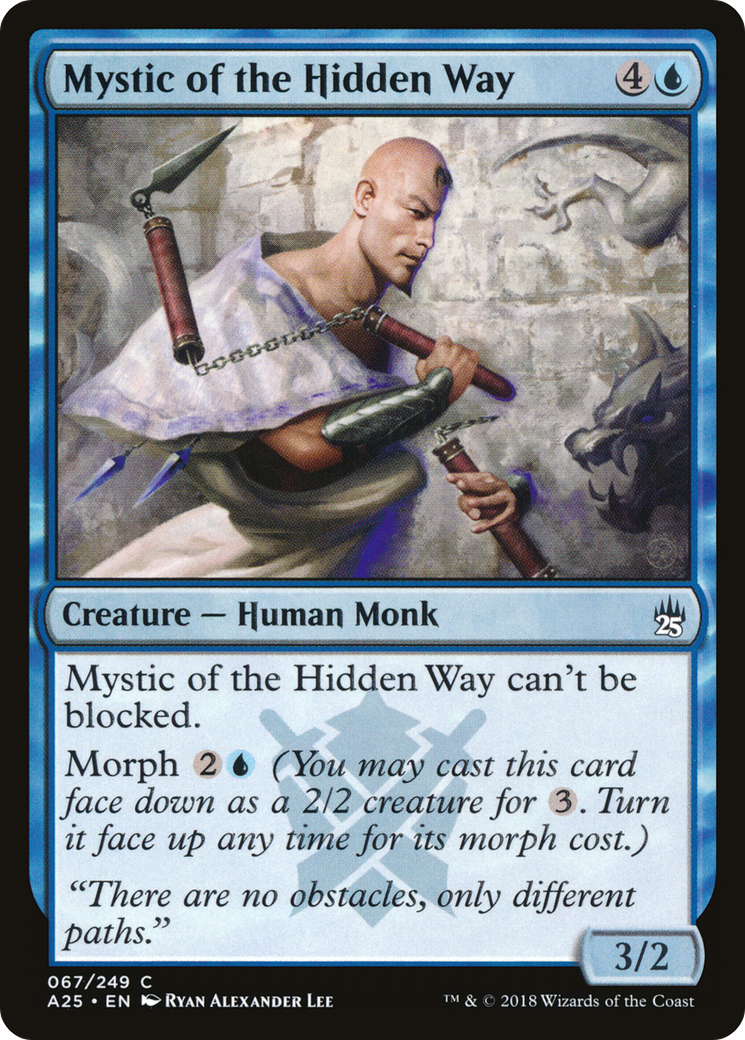 Mystic of the Hidden Way (A25-067) - Masters 25 Foil - Premium MTG Single from Wizards of the Coast - Just $0.08! Shop now at Game Crave Tournament Store