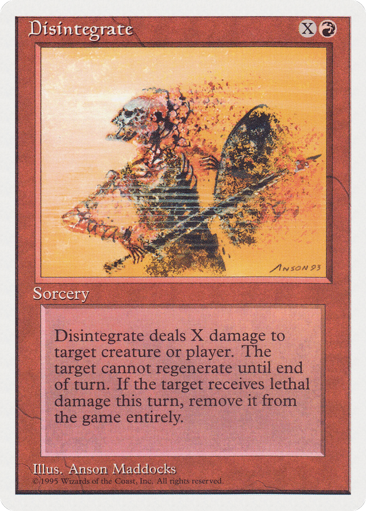 Disintegrate (RQS-030) - Rivals Quick Start Set - Premium MTG Single from Wizards of the Coast - Just $0! Shop now at Game Crave Tournament Store