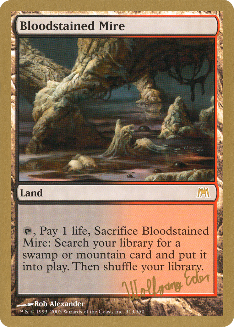 Bloodstained Mire (WC03-WE313) - World Championship Decks 2003 - Premium MTG Single from Wizards of the Coast - Just $2.20! Shop now at Game Crave Tournament Store