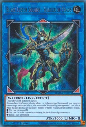 Black Luster Soldier - Soldier of Chaos (Ultra Pharaoh's Rare) (MAMA-EN073) - Magnificent Mavens 1st Edition - Premium Yugioh Single from Konami - Just $58.90! Shop now at Game Crave Tournament Store