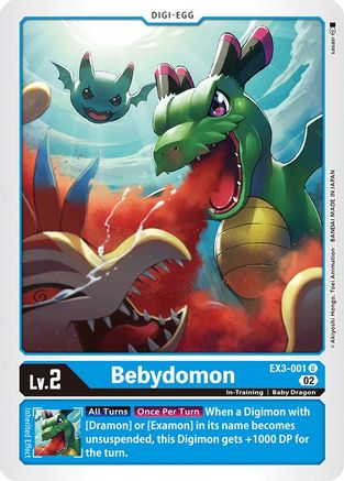 Bebydomon (EX3-001) - Draconic Roar - Premium Digimon Single from Bandai - Just $0.25! Shop now at Game Crave Tournament Store