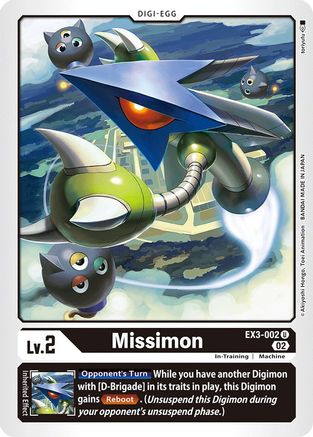 Missimon (EX3-002) - Draconic Roar - Premium Digimon Single from Bandai - Just $0.25! Shop now at Game Crave Tournament Store