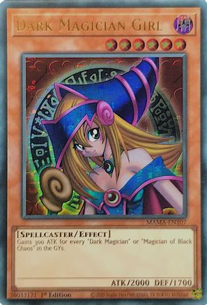 Dark Magician Girl (Ultra Pharaoh's Rare) (MAMA-EN107) - Magnificent Mavens 1st Edition - Premium Yugioh Single from Konami - Just $108! Shop now at Game Crave Tournament Store