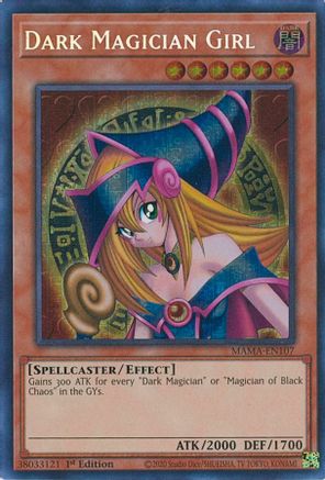 Dark Magician Girl (Secret Pharaoh's Rare) (MAMA-EN107) - Magnificent Mavens 1st Edition - Premium Yugioh Single from Konami - Just $343.75! Shop now at Game Crave Tournament Store