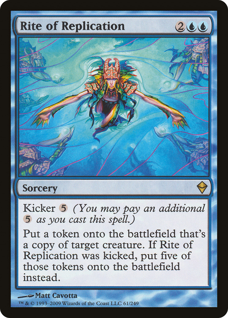 Rite of Replication (ZEN-061) - Zendikar - Premium MTG Single from Wizards of the Coast - Just $0.88! Shop now at Game Crave Tournament Store