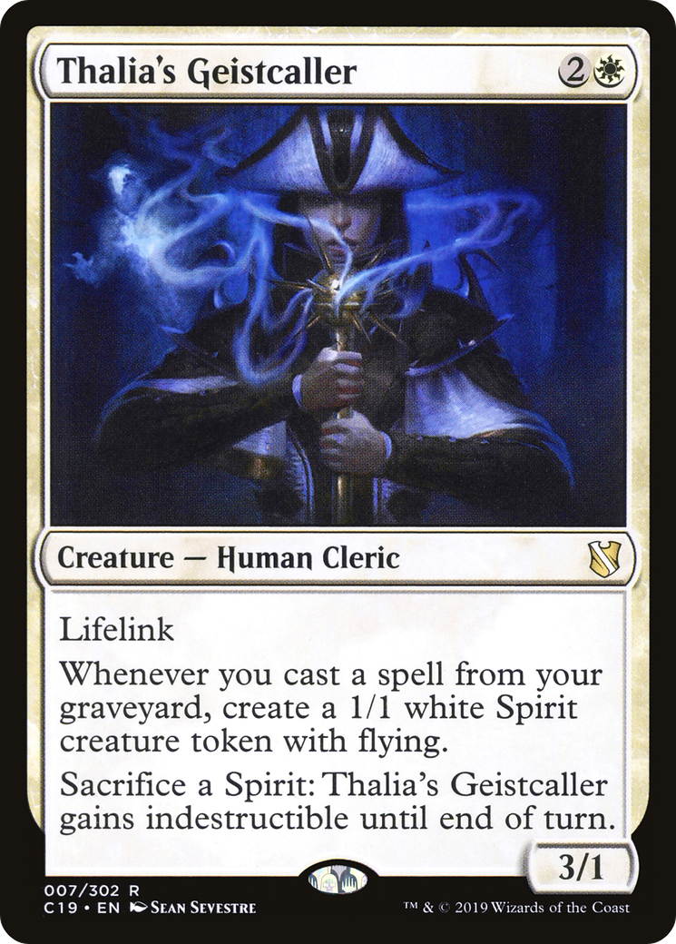 Thalia's Geistcaller (C19-007) - Commander 2019 - Premium MTG Single from Wizards of the Coast - Just $0.08! Shop now at Game Crave Tournament Store