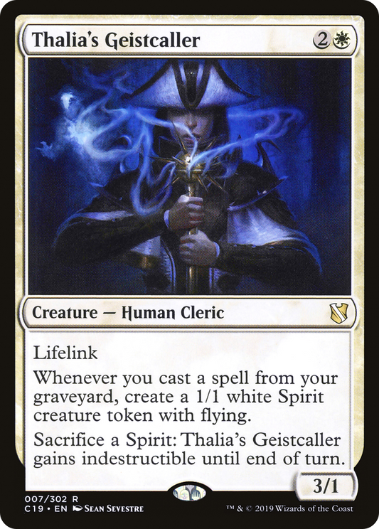 Thalia's Geistcaller (C19-007) - Commander 2019 - Premium MTG Single from Wizards of the Coast - Just $0.08! Shop now at Game Crave Tournament Store