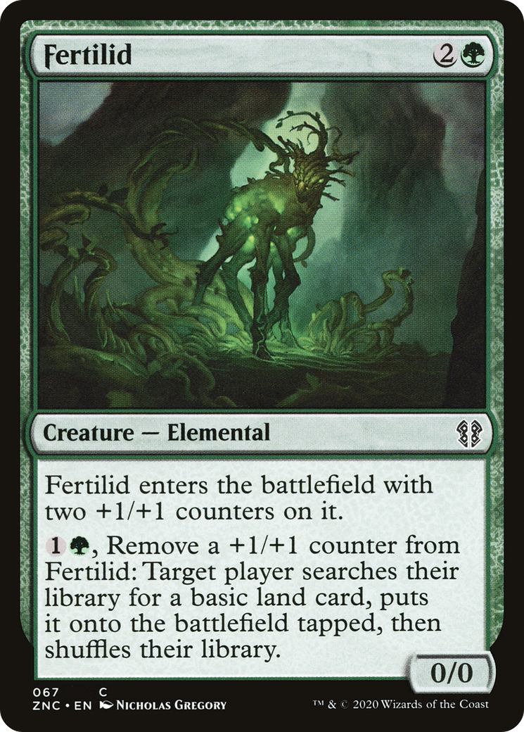Fertilid (ZNC-067) - Zendikar Rising Commander - Premium MTG Single from Wizards of the Coast - Just $0.08! Shop now at Game Crave Tournament Store