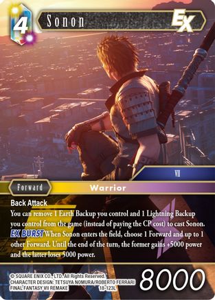 Sonon EX (RESURGENCE OF POWER) Foil - Premium Final Fantasy Single from Resurgence of Power - Just $0.16! Shop now at Game Crave Tournament Store