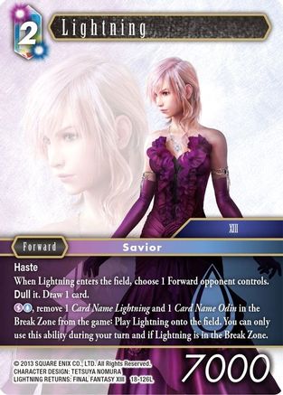 Lightning (Legend) (RESURGENCE OF POWER) - Premium Final Fantasy Single from Resurgence of Power - Just $22.50! Shop now at Game Crave Tournament Store