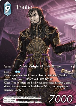 Teodor (Full Art) (RESURGENCE OF POWER) Foil - Premium Final Fantasy Single from Resurgence of Power - Just $6.93! Shop now at Game Crave Tournament Store