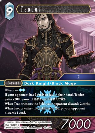 Teodor (RESURGENCE OF POWER) Foil - Premium Final Fantasy Single from Resurgence of Power - Just $1.44! Shop now at Game Crave Tournament Store