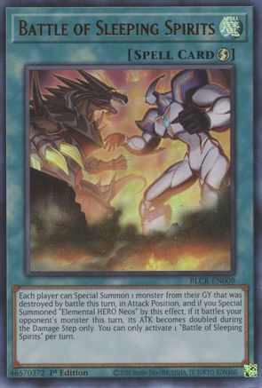 Battle of Sleeping Spirits (BLCR-EN009) - Battles of Legend: Crystal Revenge 1st Edition - Premium Yugioh Single from Konami - Just $0.25! Shop now at Game Crave Tournament Store