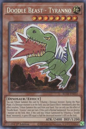 Doodle Beast - Tyranno (BLCR-EN033) - Battles of Legend: Crystal Revenge 1st Edition - Premium Yugioh Single from Konami - Just $0.26! Shop now at Game Crave Tournament Store
