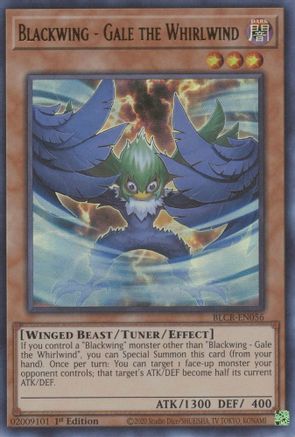 Blackwing - Gale the Whirlwind (BLCR-EN056) - Battles of Legend: Crystal Revenge 1st Edition - Premium Yugioh Single from Konami - Just $0.25! Shop now at Game Crave Tournament Store