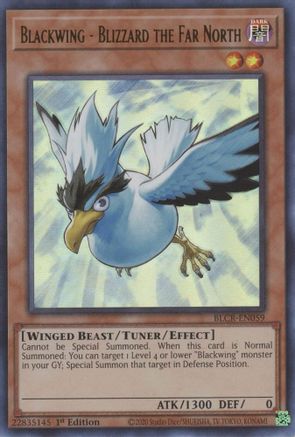 Blackwing - Blizzard the Far North (BLCR-EN059) - Battles of Legend: Crystal Revenge 1st Edition - Premium Yugioh Single from Konami - Just $0.90! Shop now at Game Crave Tournament Store