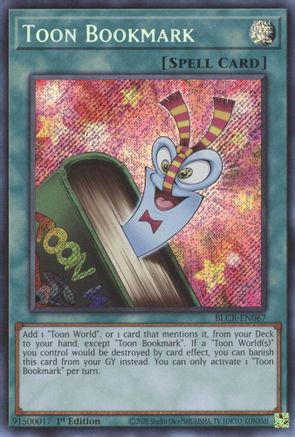 Toon Bookmark (BLCR-EN067) - Battles of Legend: Crystal Revenge 1st Edition - Premium Yugioh Single from Konami - Just $3.68! Shop now at Game Crave Tournament Store