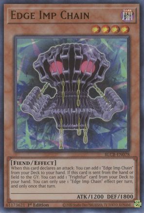 Edge Imp Chain (BLCR-EN078) - Battles of Legend: Crystal Revenge 1st Edition - Premium Yugioh Single from Konami - Just $0.30! Shop now at Game Crave Tournament Store