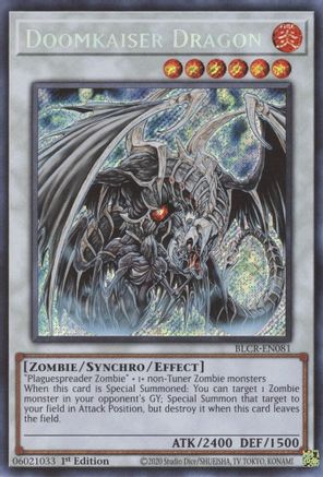 Doomkaiser Dragon (BLCR-EN081) - Battles of Legend: Crystal Revenge 1st Edition - Premium Yugioh Single from Konami - Just $0.26! Shop now at Game Crave Tournament Store