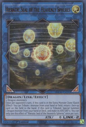Hieratic Seal of the Heavenly Spheres (BLCR-EN090) - Battles of Legend: Crystal Revenge 1st Edition - Premium Yugioh Single from Konami - Just $0.26! Shop now at Game Crave Tournament Store