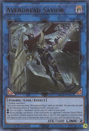 Avendread Savior (BLCR-EN091) - Battles of Legend: Crystal Revenge 1st Edition - Premium Yugioh Single from Konami - Just $0.23! Shop now at Game Crave Tournament Store