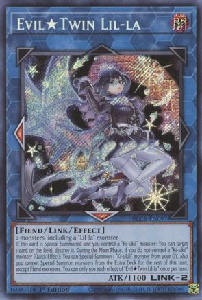 Evil Twin Lil-la (BLCR-EN097) - Battles of Legend: Crystal Revenge 1st Edition - Premium Yugioh Single from Konami - Just $1.26! Shop now at Game Crave Tournament Store