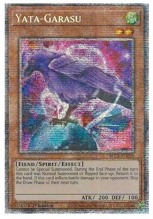 Yata-Garasu (Starlight Rare) (BLCR-EN098) - Battles of Legend: Crystal Revenge 1st Edition - Premium Yugioh Single from Konami - Just $48.98! Shop now at Game Crave Tournament Store